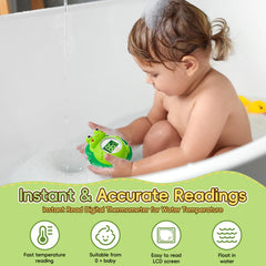 B&H floating frog thermometer provides quick temperature checks during baths