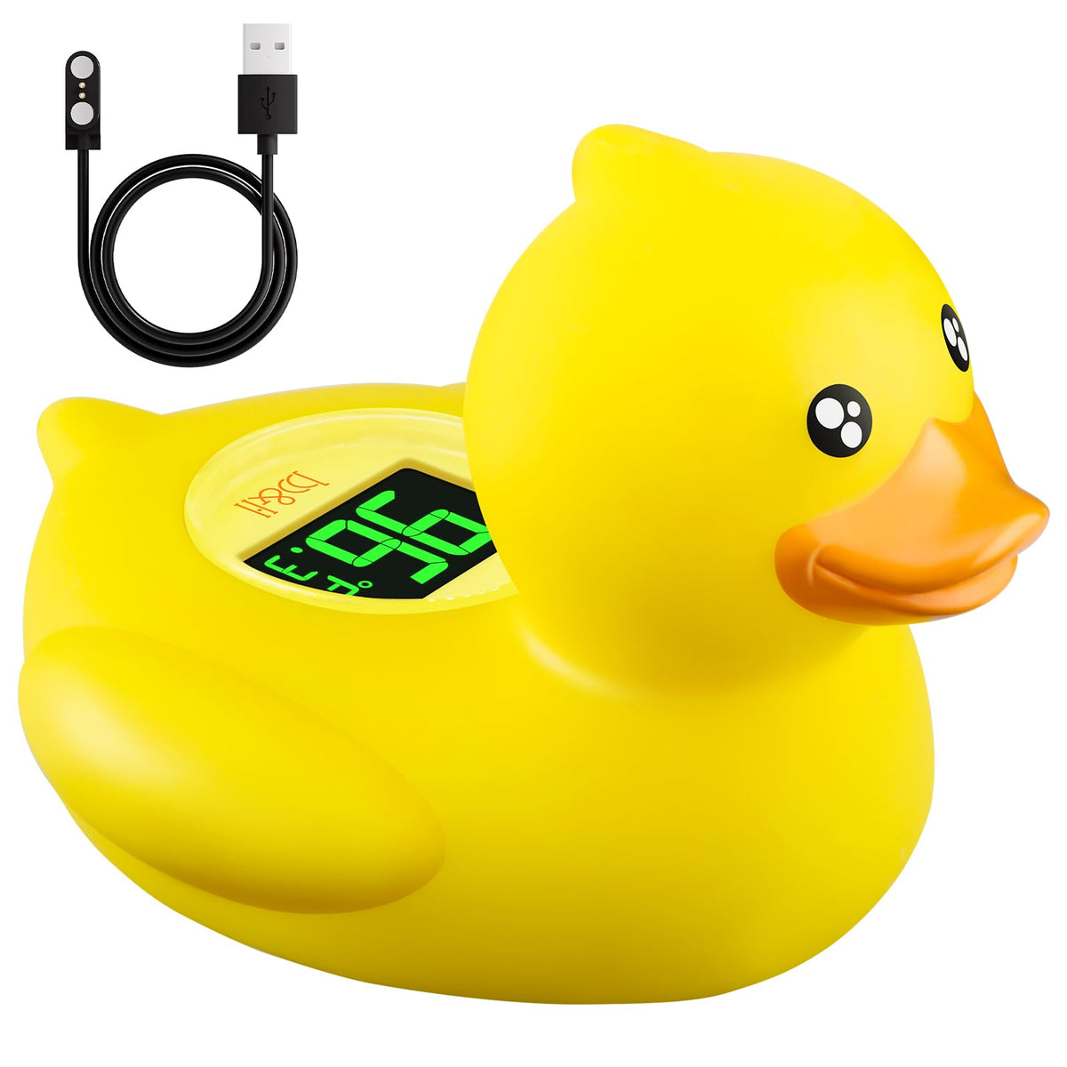B&H rechargeable baby bath thermometer charging indicator for uninterrupted baths
