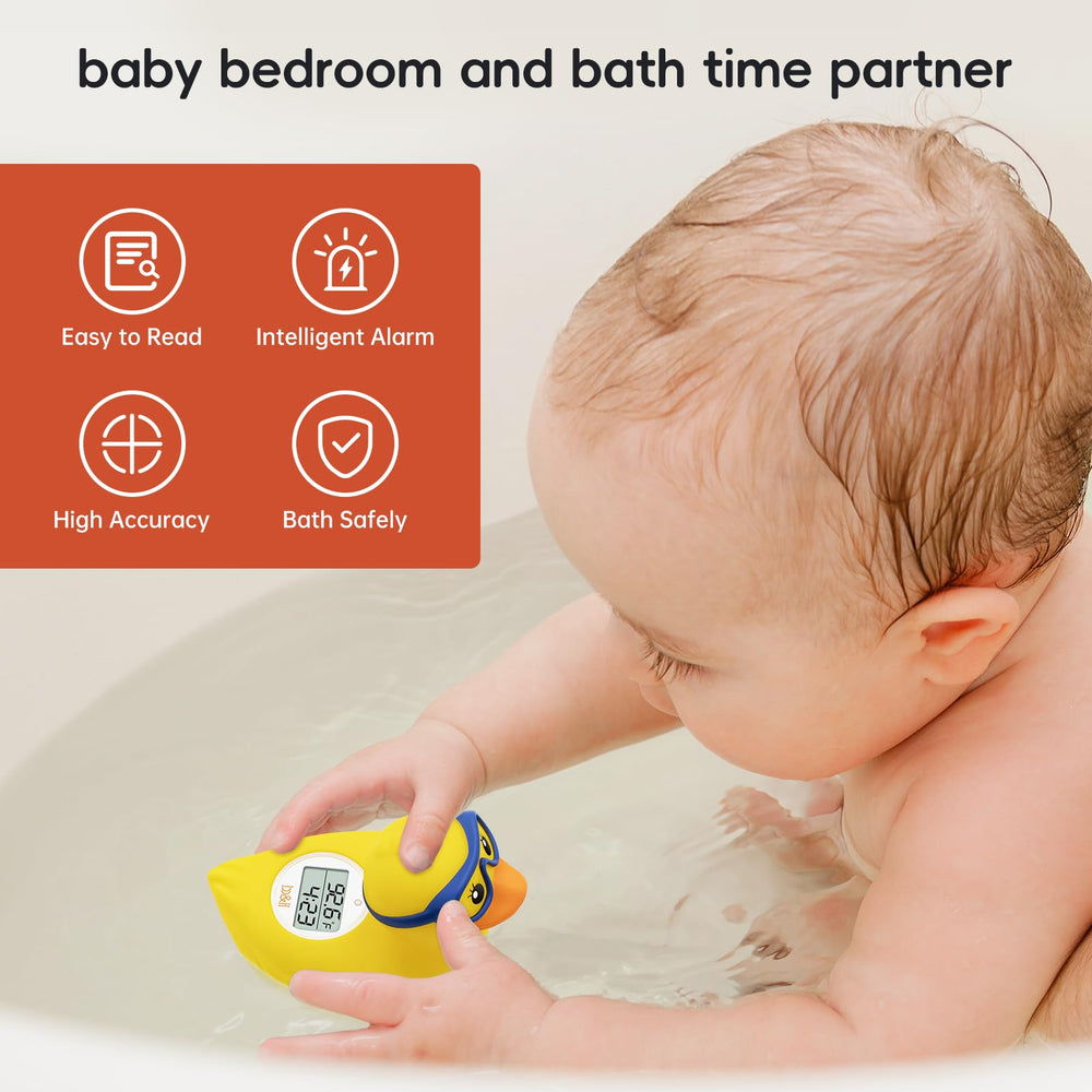 B&H bh-upgraded-sensor-thermometer features precise sensing for safer bath times.
