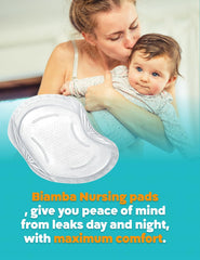 Biamba nursing pads feature a soft honeycomb texture for gentle comfort
