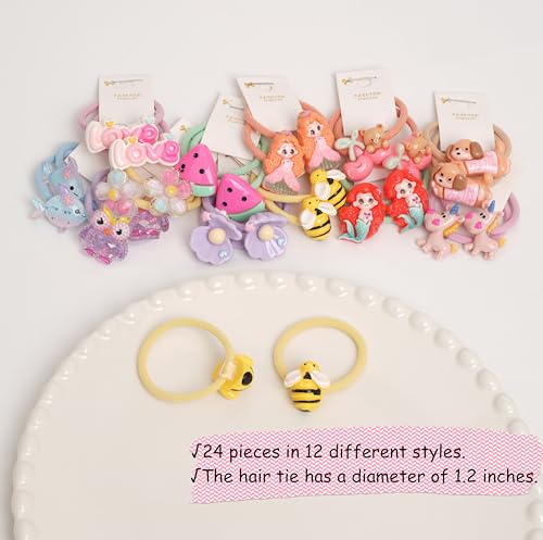 BIANHUAN mix-colors hair ties for durable, cheerful ponytails