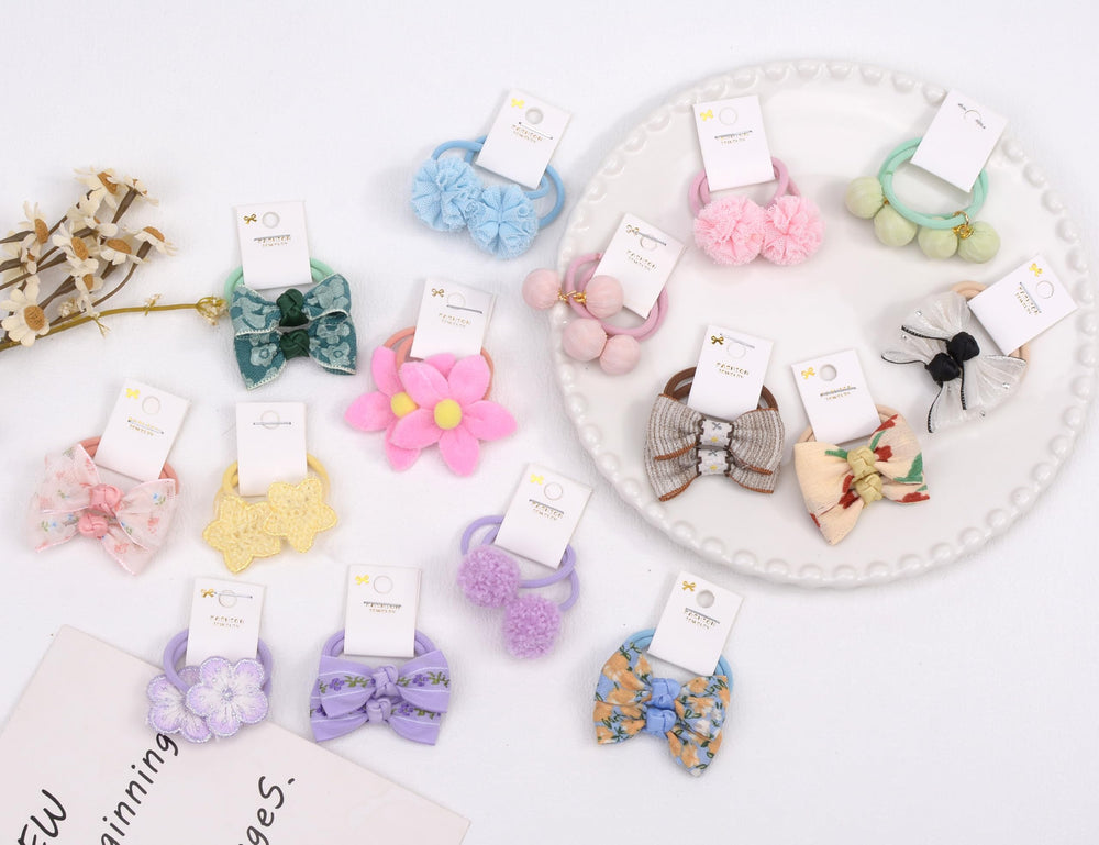 BIANHUAN baby bows closeup highlights soft ribbon and safe design for tiny pigtails