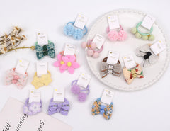 BIANHUAN baby bows closeup highlights soft ribbon and safe design for tiny pigtails