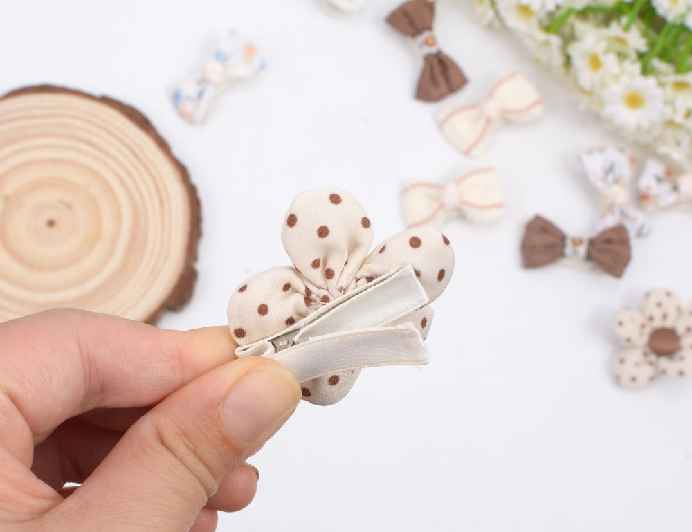 BIANHUAN baby hair bow clip non-slip design for thin hair