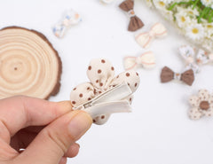 BIANHUAN baby hair bow clip non-slip design for thin hair