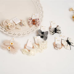 BIANHUAN baby hair ties in soft cotton-polyester blend—comfortable all-day wear.