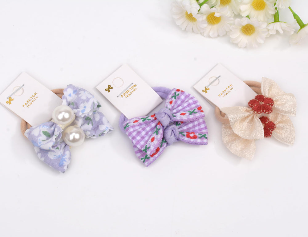 BIANHUAN no-slip elastic bands for active little girls' ponytails