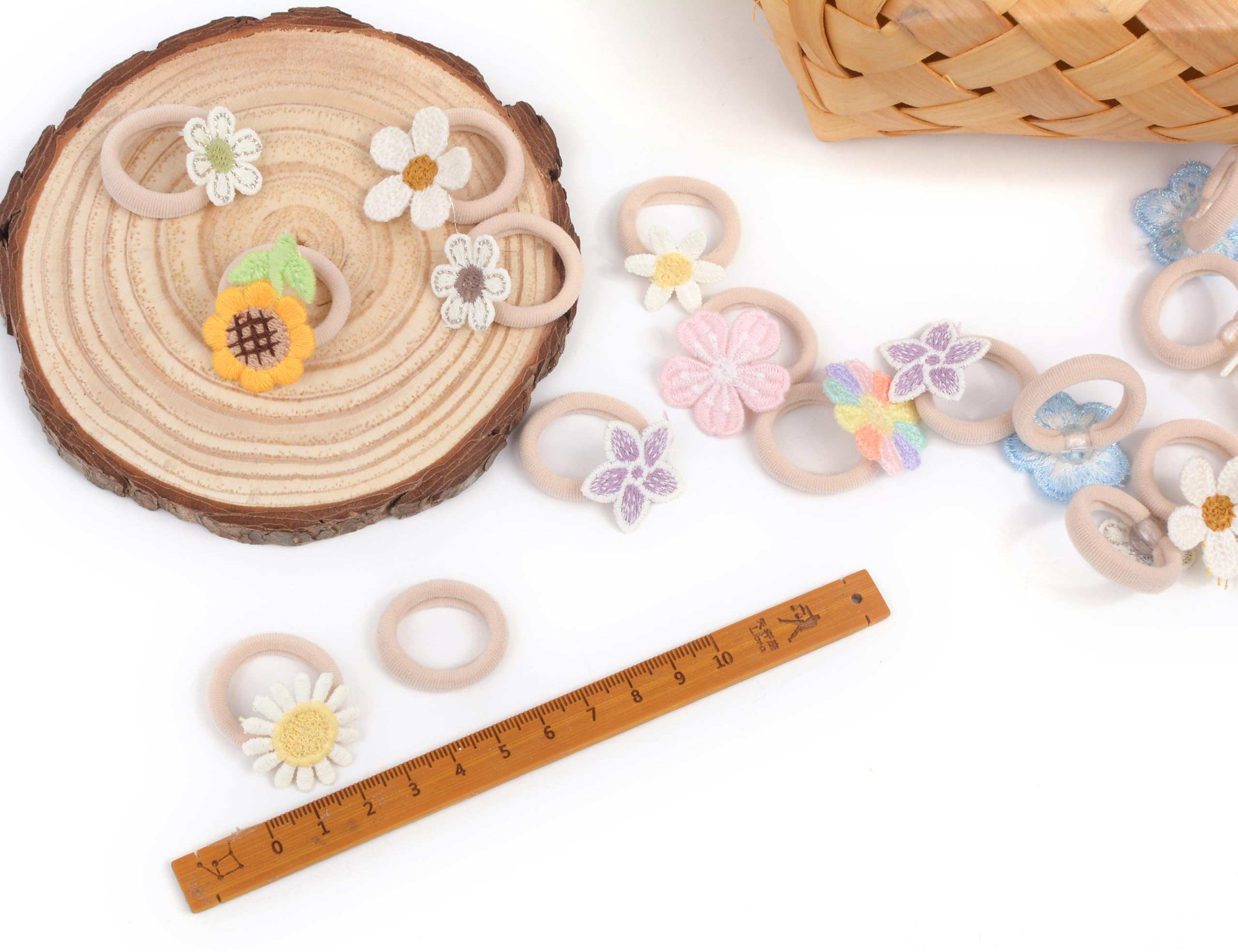 BIANHUAN candy colors one-inch ties ideal for fine to thick hair daily wear.