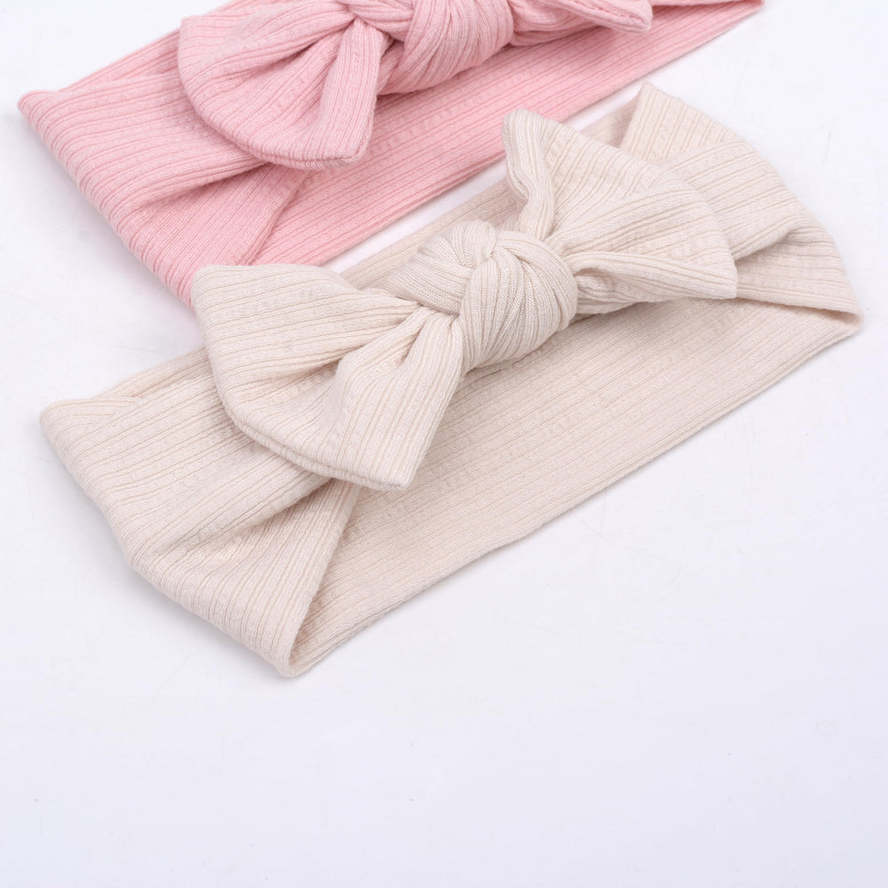 BIANHUAN double-layer bow headband style1 closeup perfect for photos.