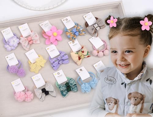 BIANHUAN elastic band closeup shows 1-2 inch ponytail holder gentle on delicate hair