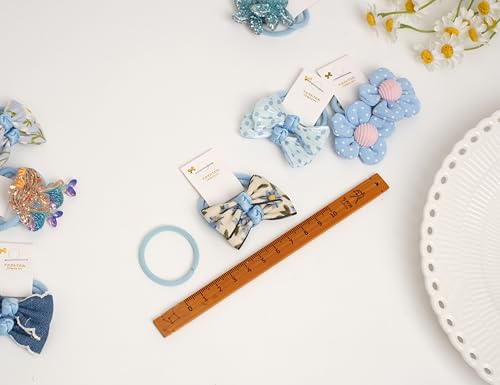 BIANHUAN hair ties bows color variety shows 10 colors for matching outfits