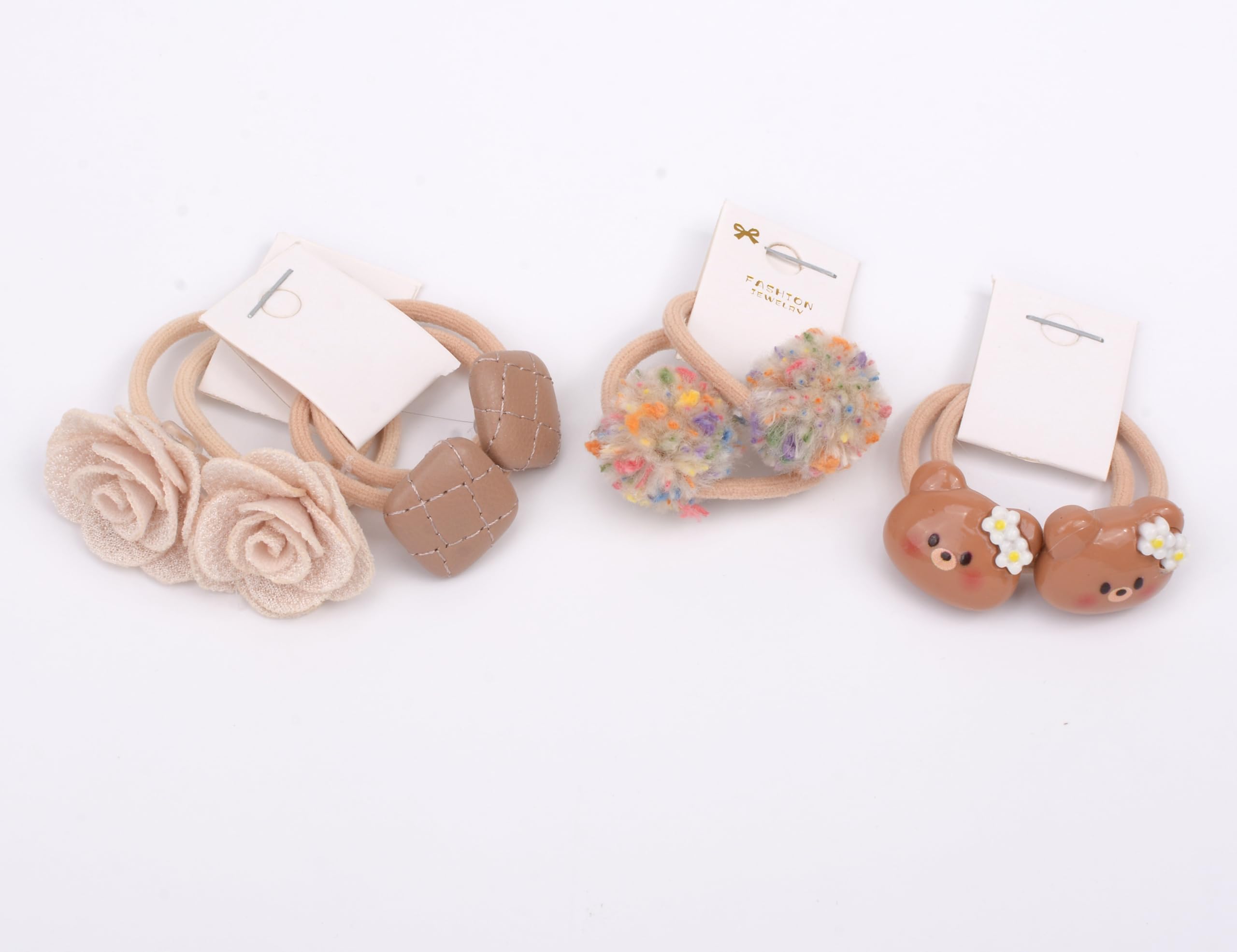 BIANHUAN bows and floral accents demonstrate gentle styling for little hair