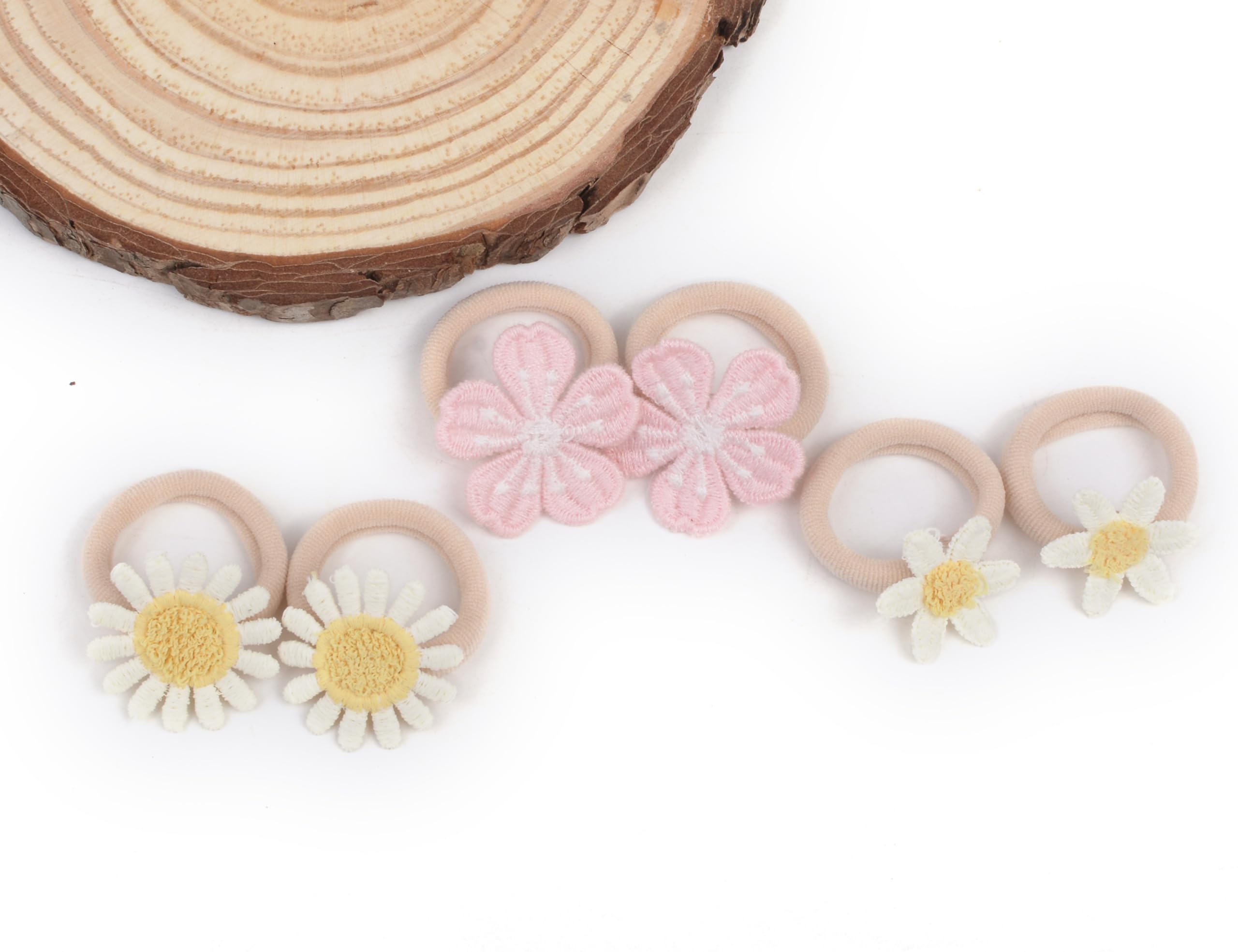 BIANHUAN toddler hair ties on playground for secure style during play.