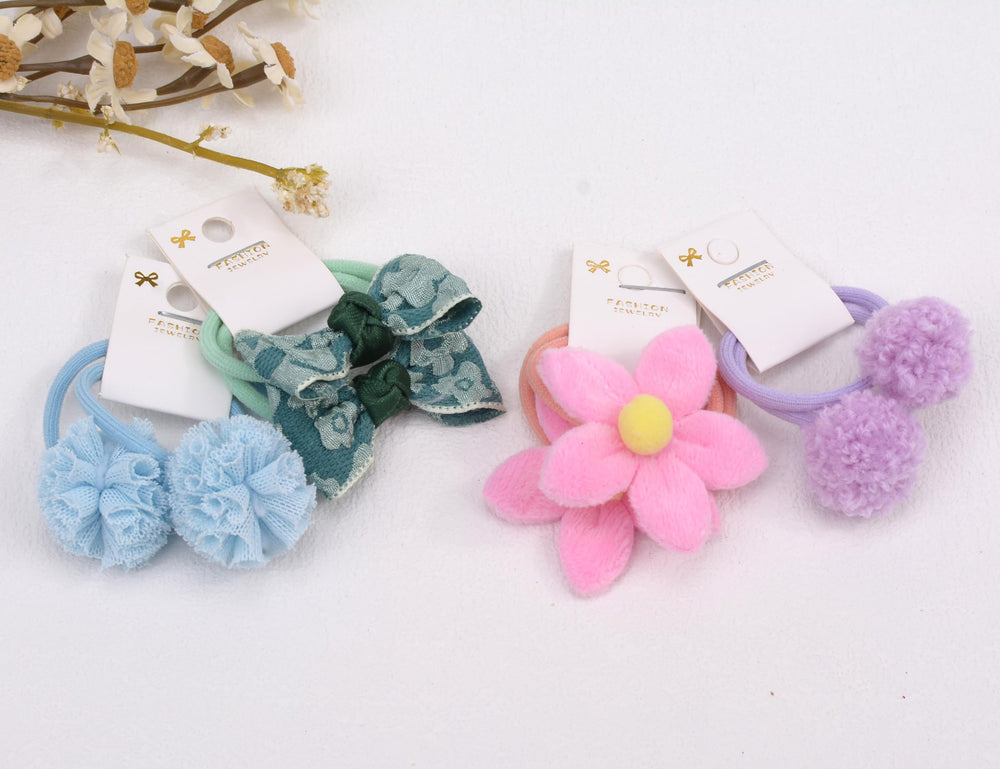 BIANHUAN toddler hairstyling idea with bows demonstrates cute non-slip hold