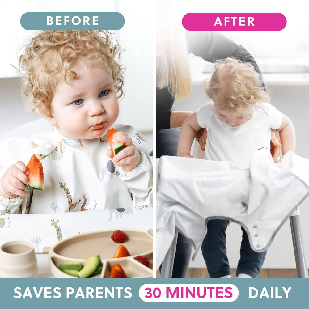 BIBaDO coverall bib machine washable at 40°C for quick refresh.