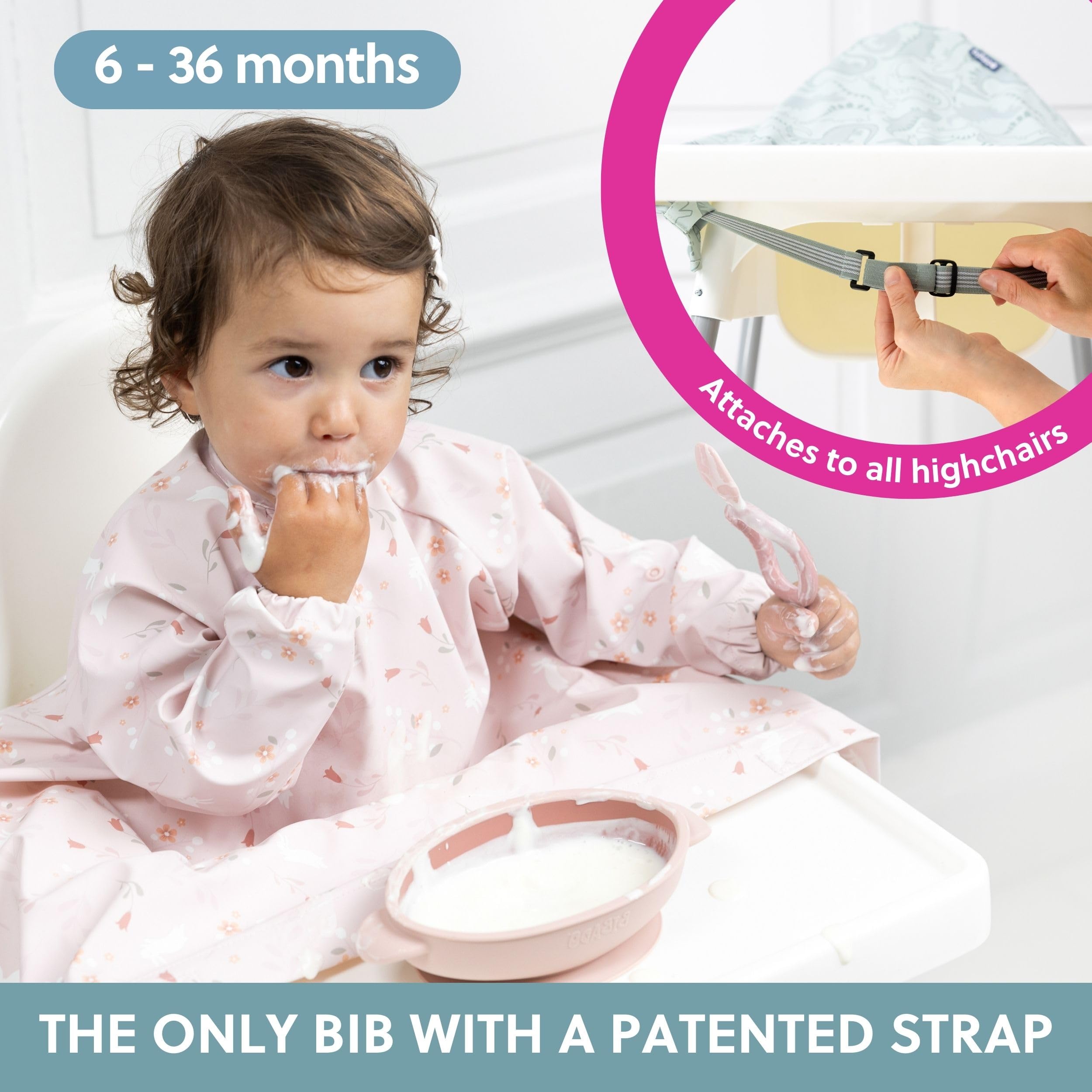 BIBaDO waterproof material easy wipe prevents spill messes