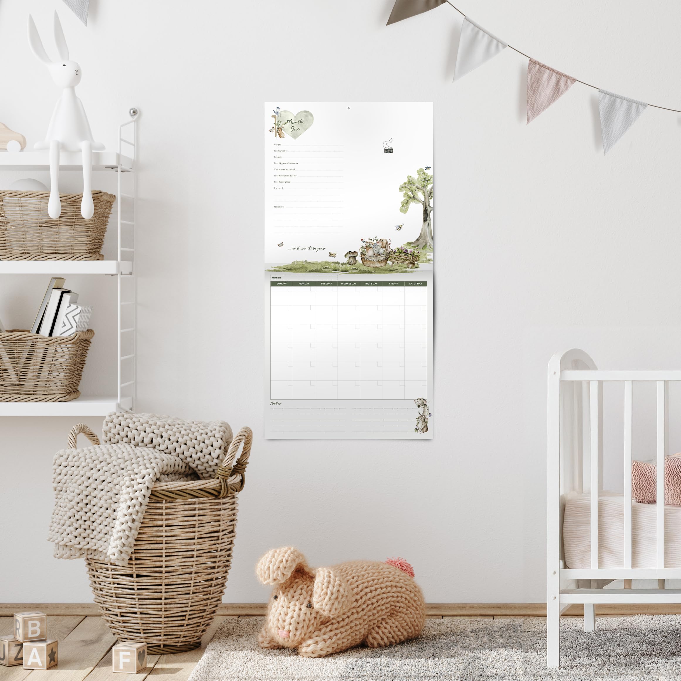 Bibi & Beau 100 stickers package for easy milestone labeling and personalization.