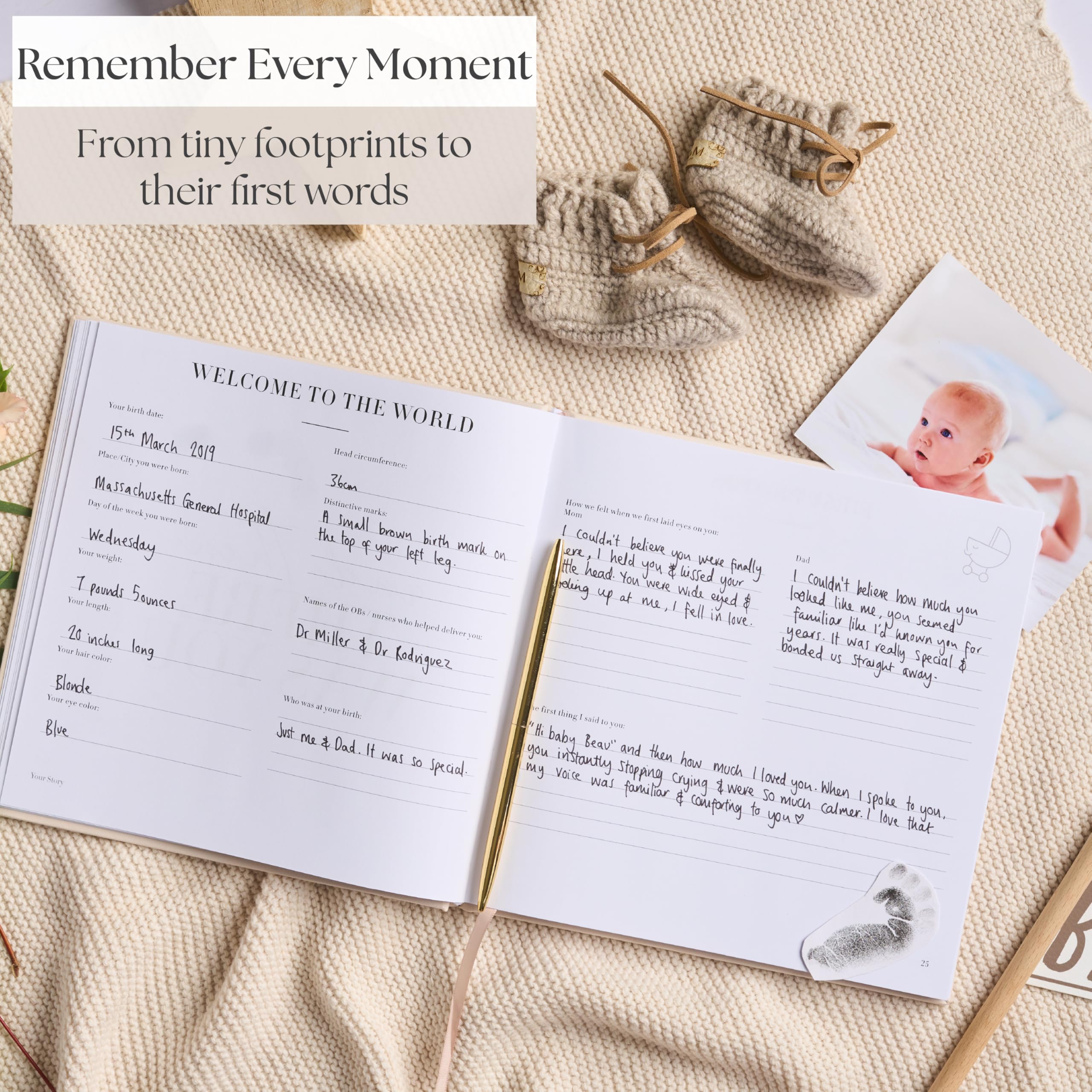 Bibi & Beau About Mom & Dad page captures caregivers' memories