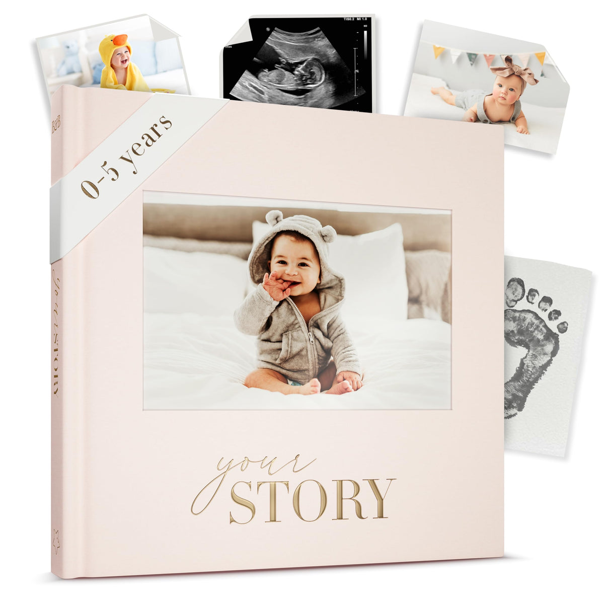 Bibi & Beau cream cover with gold foil adds premium keepsake appeal