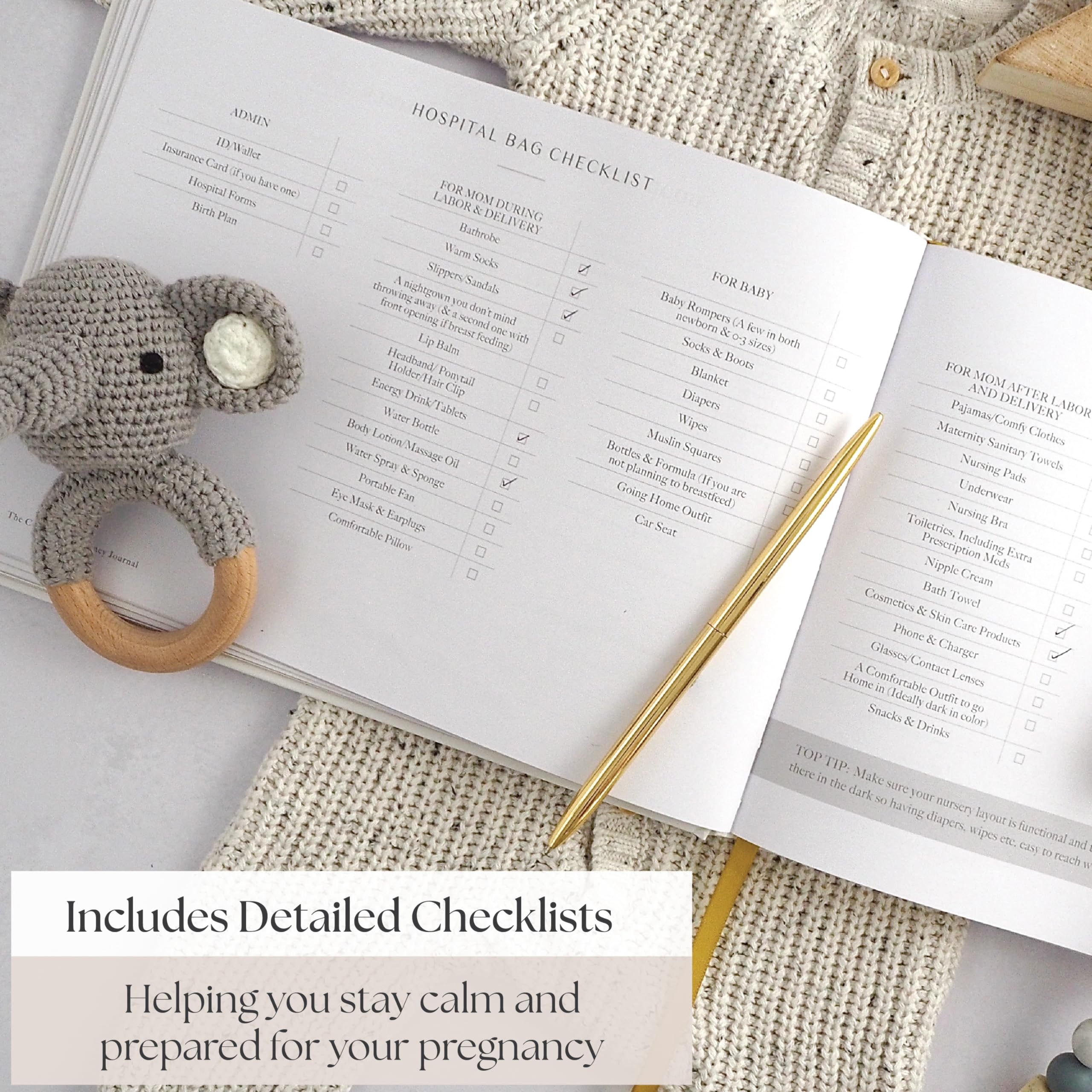 Bibi & Beau birth plan page helps convey preferences calmly