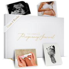 Bibi & Beau complete pregnancy journal cover gives a timeless keepsake for memories