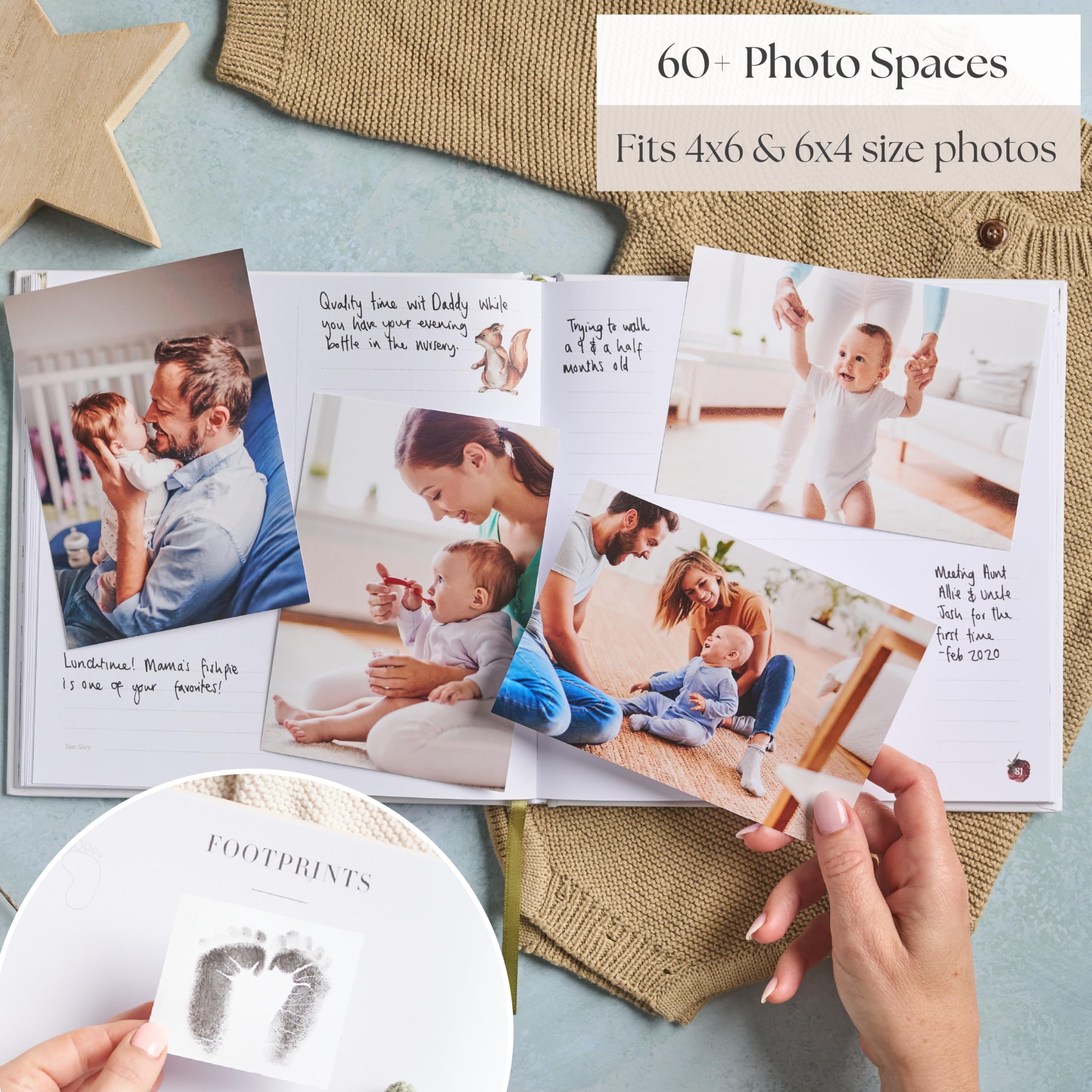 Bibi and Beau memory book pages set, 136 pages for milestones and memories.