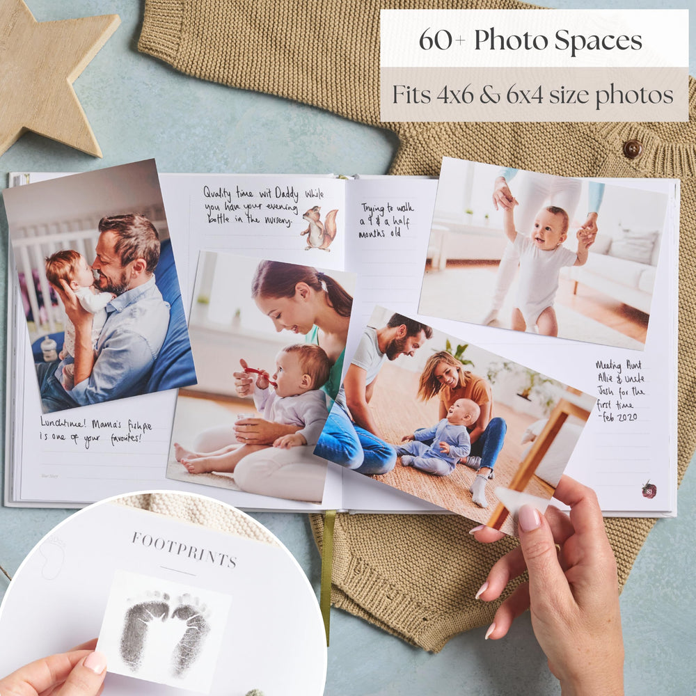 Bibi and Beau memory book pages set, 136 pages for milestones and memories.