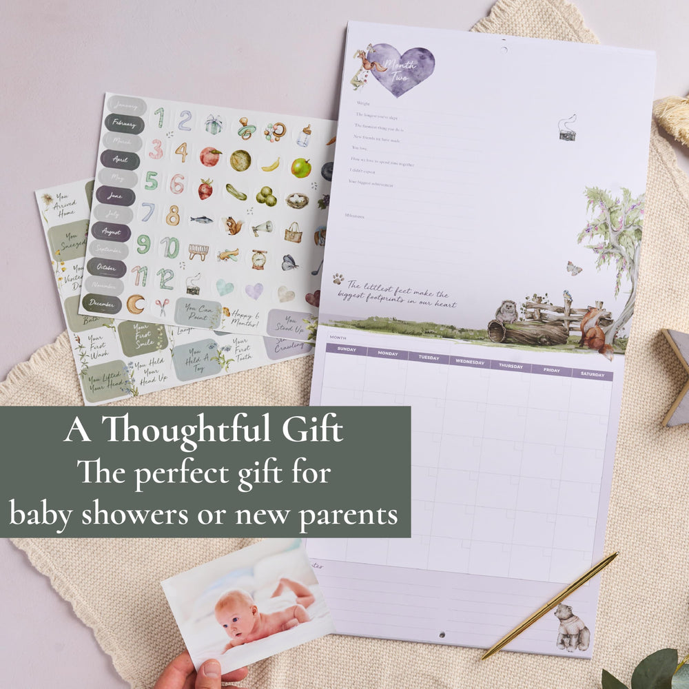 Bibi & Beau photo slots notes pages, space to add dates and memories.