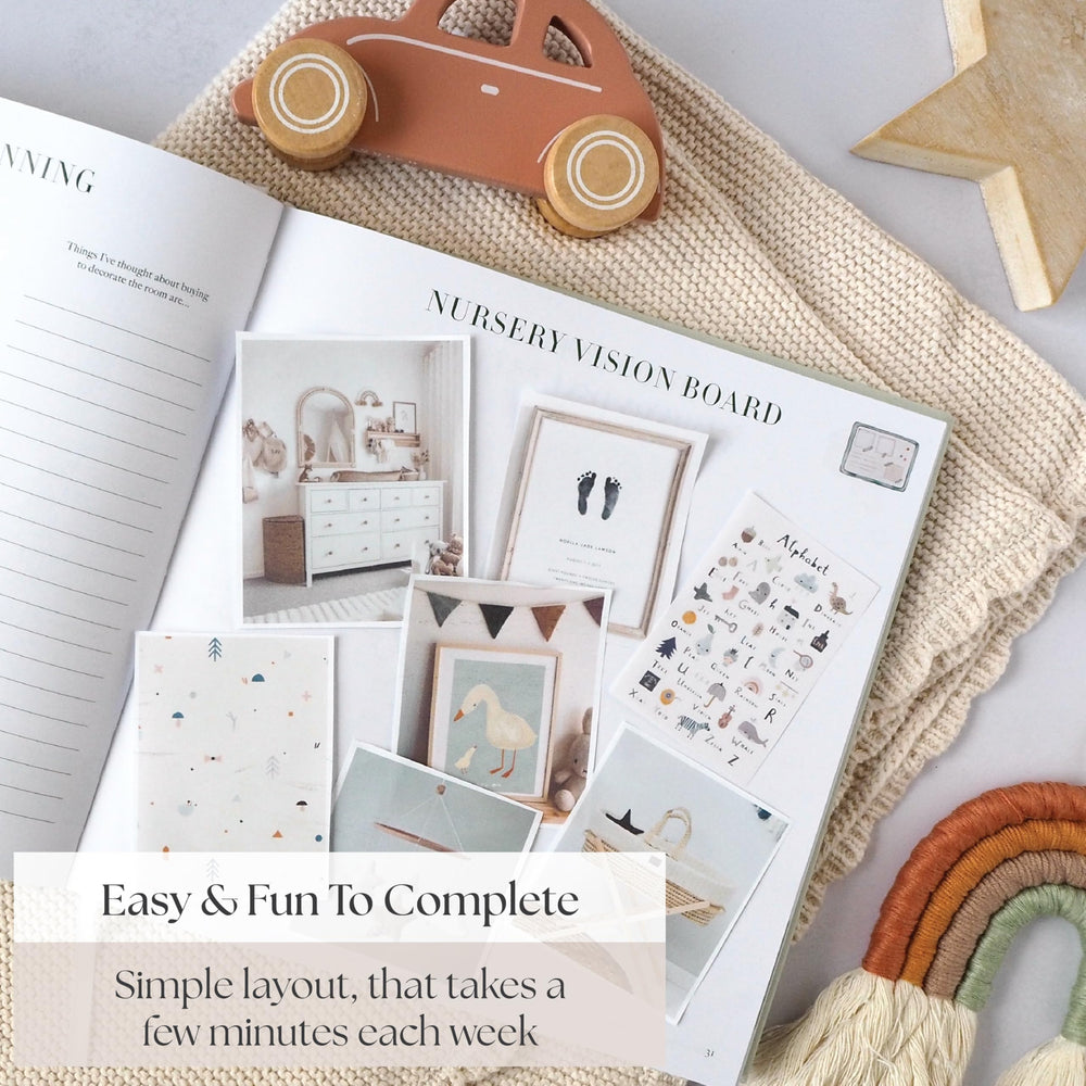 Bibi & Beau Watercolour memory pages, a tactile space for notes and photos.