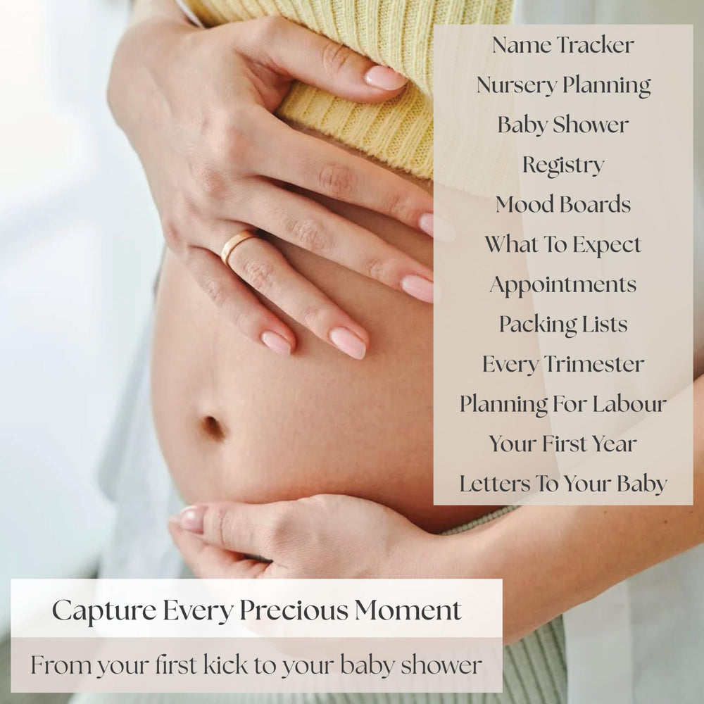 Bibi & Beau Watercolour packing lists, easy to organize essentials for hospital bag.