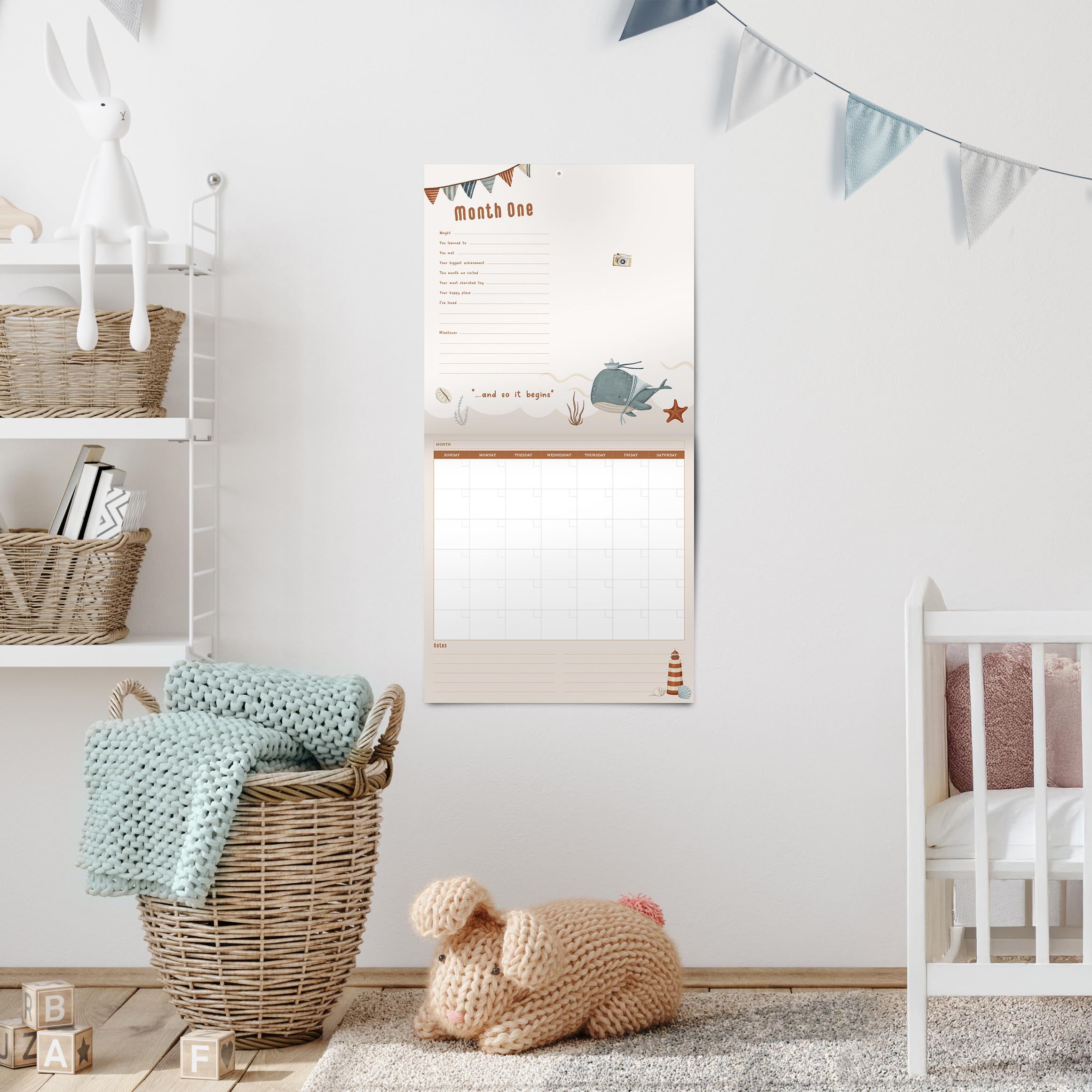 Bibi & Beau calendar makes a thoughtful baby shower gift with lasting appeal.