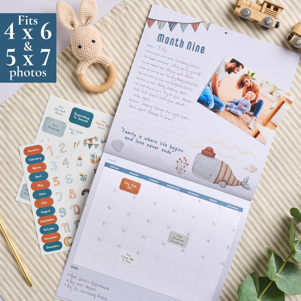 Bibi & Beau memory keeper calendar helps families save cherished moments.