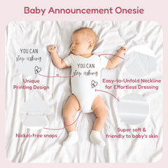BIBIBLISSBABY baby shoes as a cute coming arrival keepsake