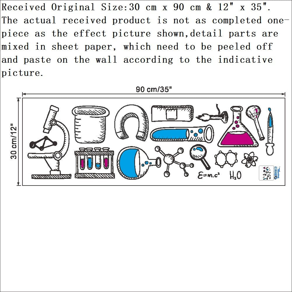 BIBITIME DIY-wall-decal-kit enables playful wall art assembly for kids' study spaces.