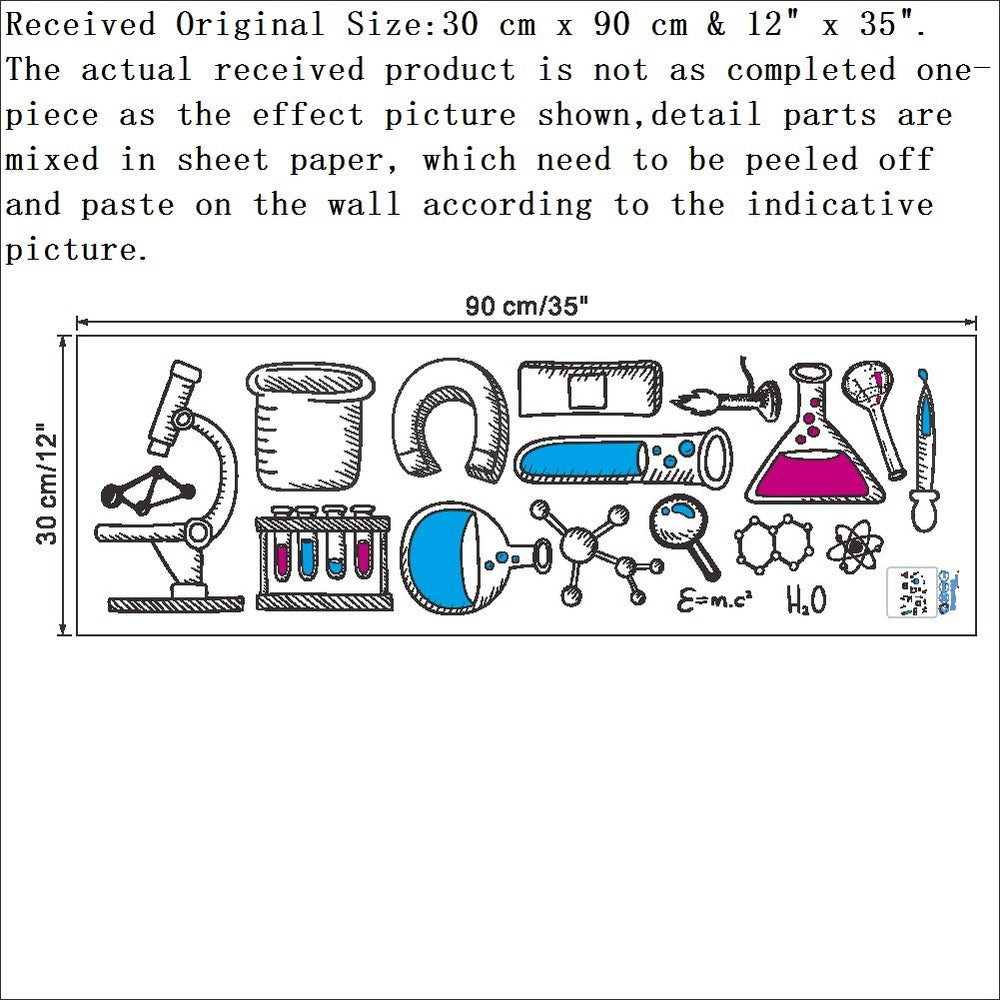 BIBITIME DIY-wall-decal-kit enables playful wall art assembly for kids' study spaces.