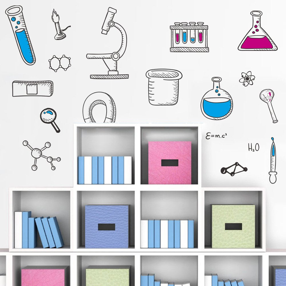 BIBITIME small-spaces-education-wall-decor optimizes compact rooms with smart science accents.