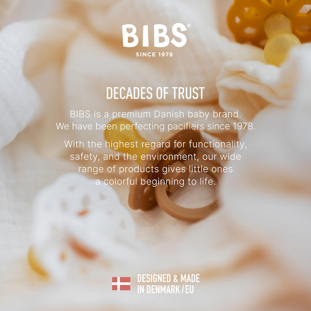 bibs boheme cloud blush pacifier in pastel tones offering calming color option