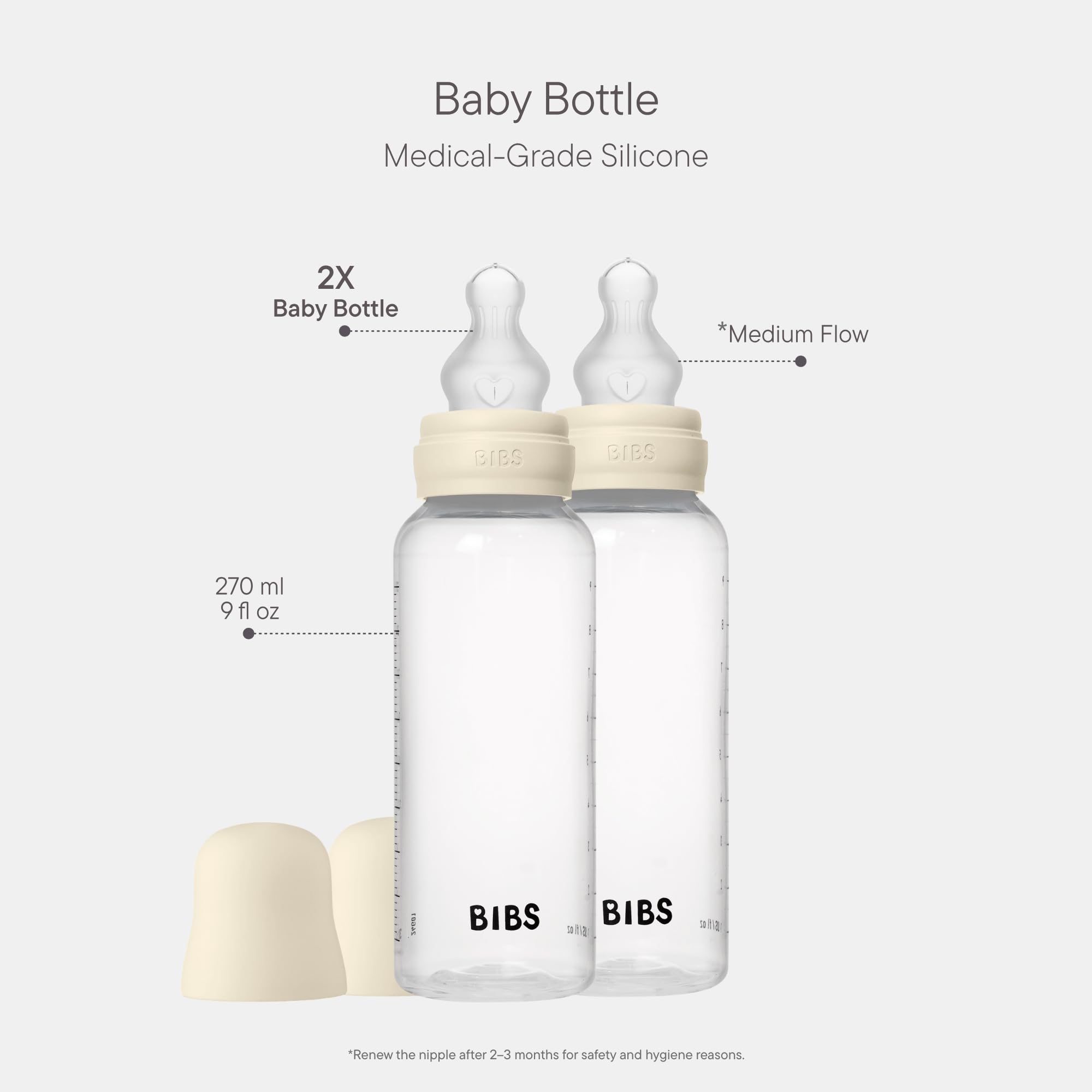BIBS anti-colic valve image shows smoother milk flow and reduced air intake during feeds.