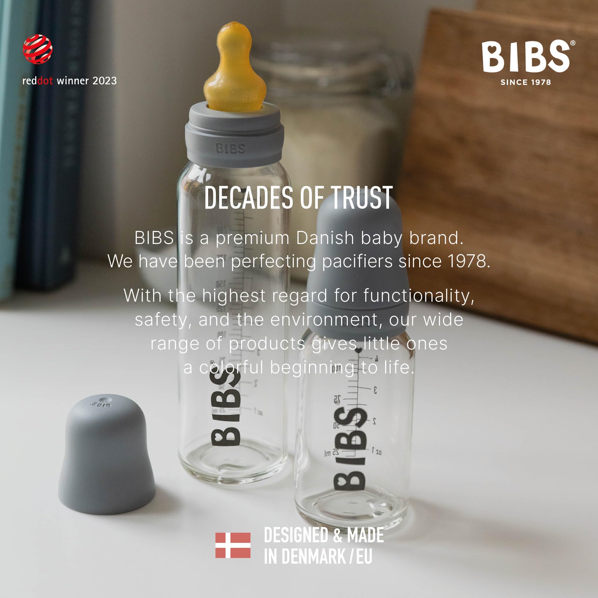 BIBS safe materials BPA PVC phthalate-free construction promotes worry-free use.
