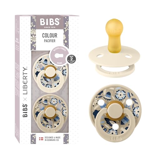 BIBS Colour Liberty Soother close-up ivory mix nipple for gentle comfort