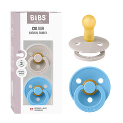 BIBS Colour Pacifier 2-Pack Mushroom Breeze soothing during naps