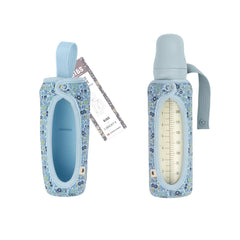 BIBS Liberty bottle cover strap attachment secures on stroller for easy transport