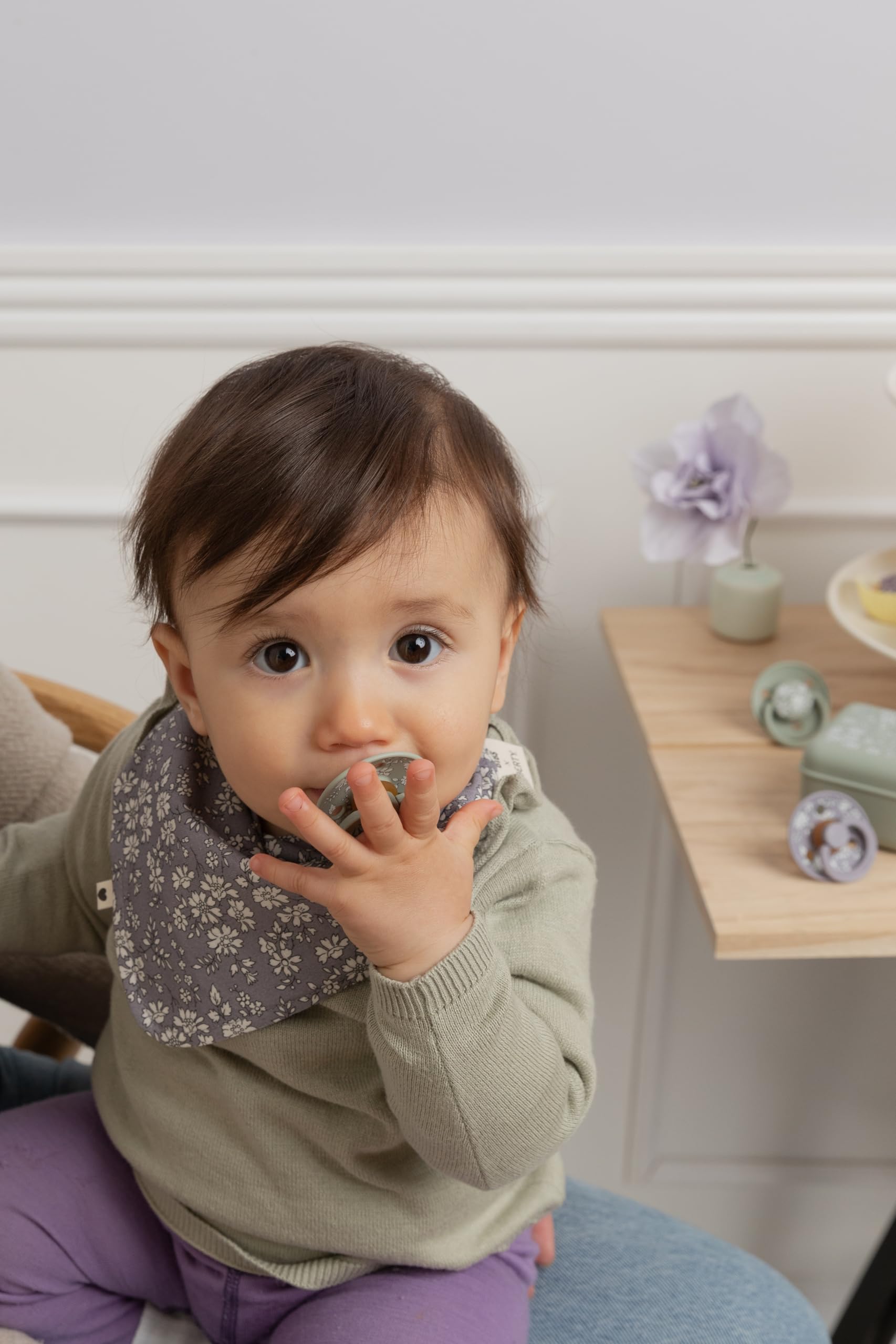 BIBS Liberty BPA-free label on packaging highlighting safe materials for babies