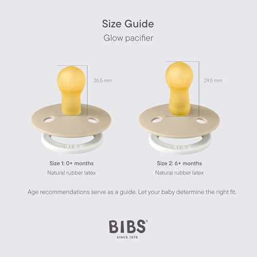 BIBS pacifier natural rubber latex close-up emphasizes soft, gentle soothing
