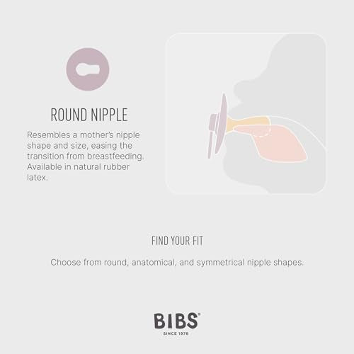 BIBS pacifier pack-2 colour-collection displays two premium pacifiers for easy switching