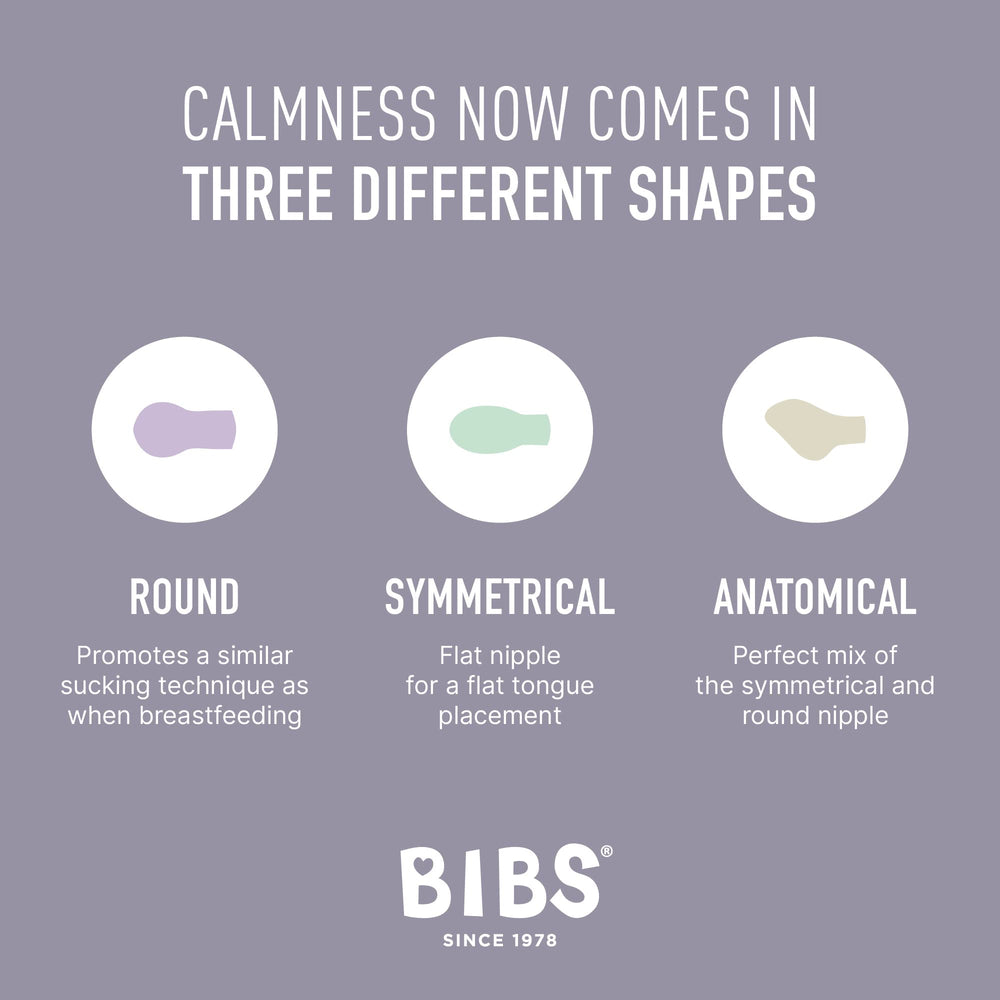 BIBS pacifiers BPA-free Danish design icon highlights safe materials for peace of mind.