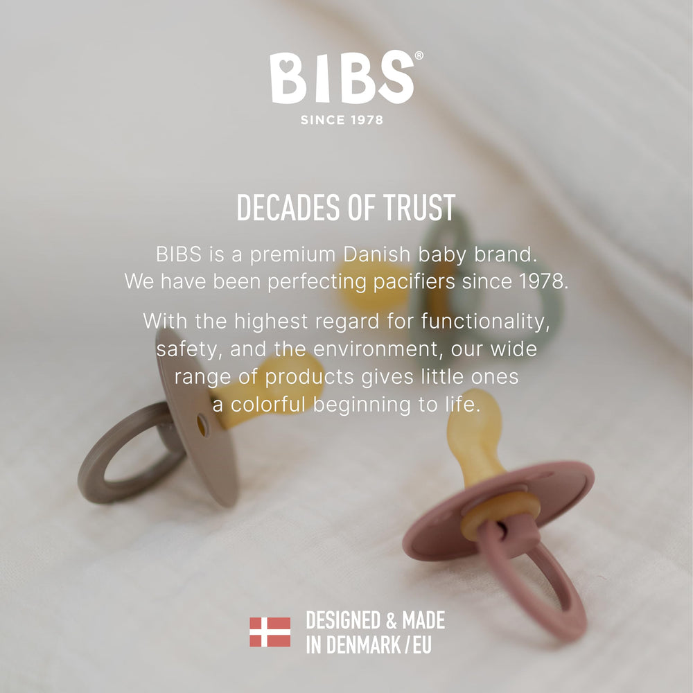 BIBS pacifiers BPA-free latex detail highlights safety-conscious choice