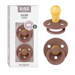 BIBS pacifiers colour collection packfront promotes stylish soothing options for baby
