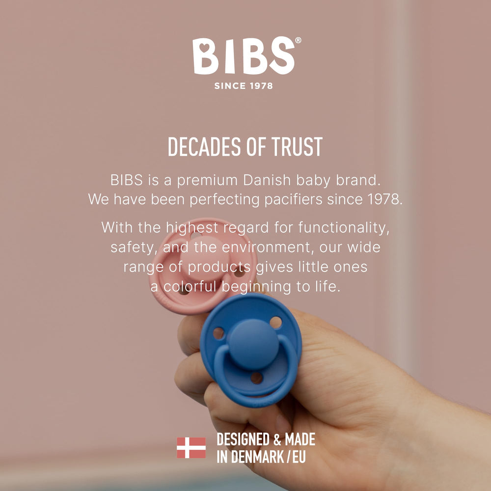 BIBS silicone nipple choice showcases durable option