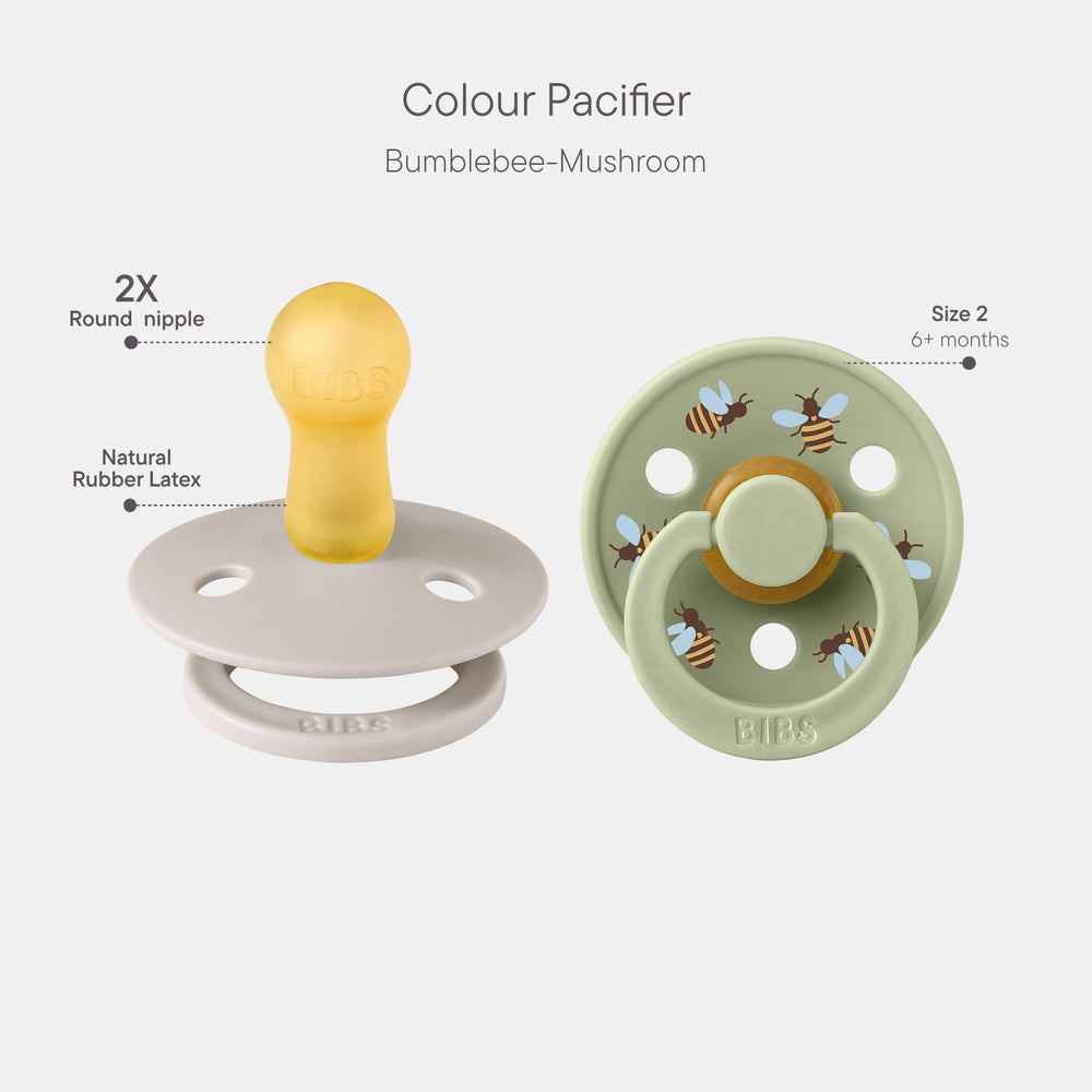 BIBS Studio Soother 2-Pack Denmark-made packaging closeup highlighting premium safety and design.